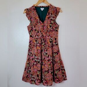 J. Crew Multicolor Paisley Dress